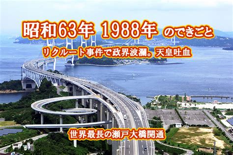 1988年11月|1分で分かる！激動の昭和史 昭和63年（1988。